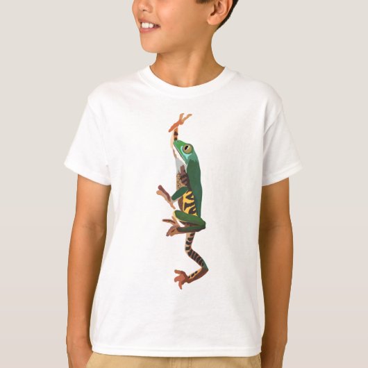 T staat voor Tiger Legged Tree Frog T-shirt (Voorkant)