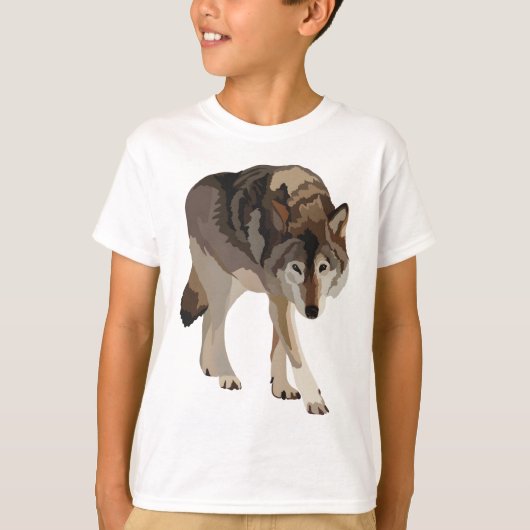 T staat voor Timber Wolf T-shirt (Voorkant)