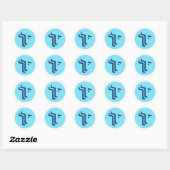 T-sticker Ronde Sticker (Vel)