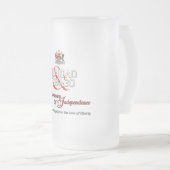 T&T Independence Souvenir Frosted Mok (Voorkant rechts)