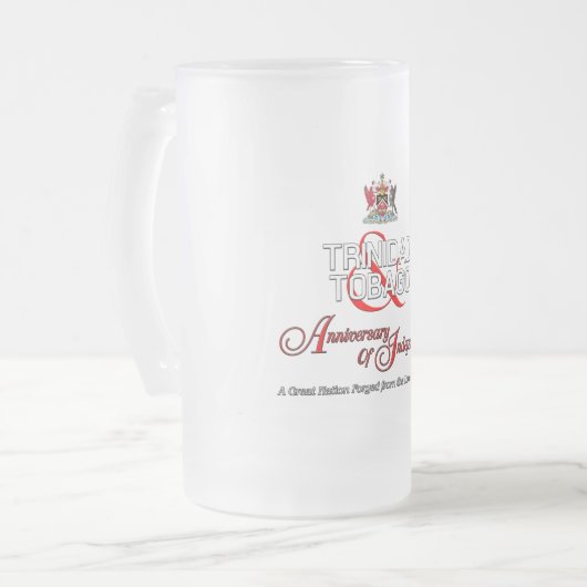 T&T Independence Souvenir Frosted Mok (Voorkant links)