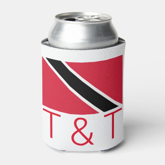 T & T - Trinidad en Tobago Blikjeskoeler (Blikje Voorkant)