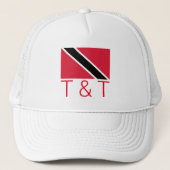 T & T - Trinidad en Tobago Trucker Pet (Voorkant)