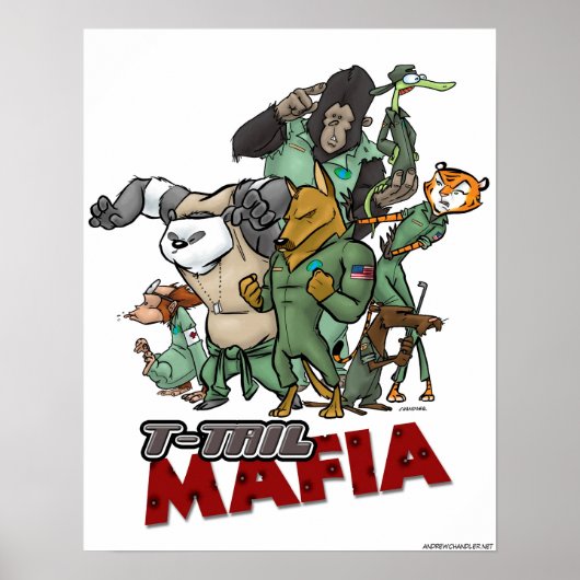 T-Tail Mafia Poster (Voorkant)