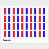 "T" (Tango) seinen vlag Vierkante Sticker (Vel)