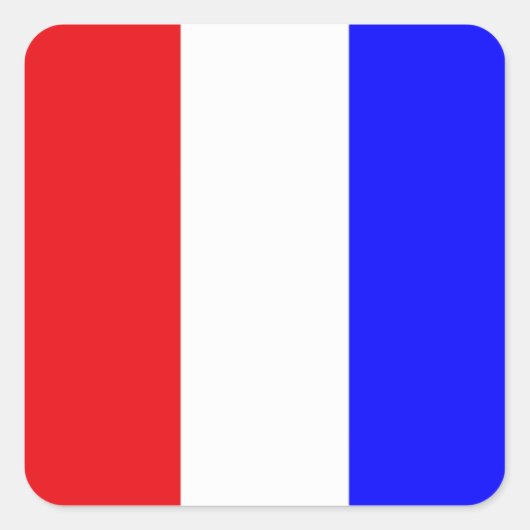 "T" (Tango) seinen vlag Vierkante Sticker (Voorkant)
