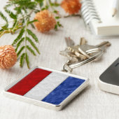 T Tango Waterverf Nautisch signaal Sleutelhanger (Zijkant)