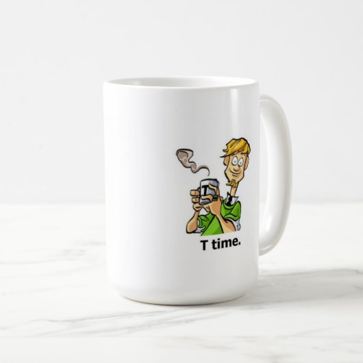 T tijd Mok (Voorkant rechts)