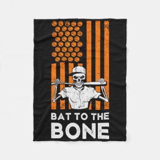 T To The Bone Halloween Sell Skeleton Sell T Usa  Fleece Deken