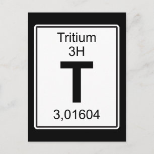 T - Tritium Briefkaart