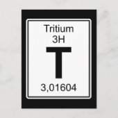 T - Tritium Briefkaart (Voorkant)