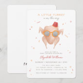 T.V.-serie Vrienden | turkije-Baby shower Kaart (Voorkant / Achterkant)