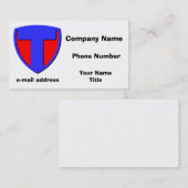 T VISITEKAARTJE (Voorkant / Achterkant)