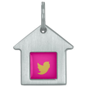 T VOGEL PET TAG HUISDIEREN NAAMPLAATJE