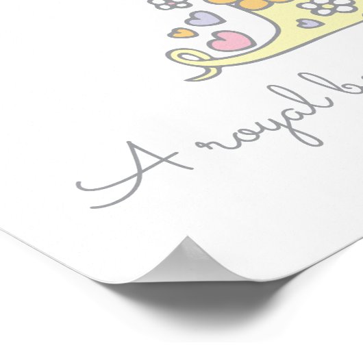 T voor Tania monogram letter kunst naam betekenis Poster (Hoek)