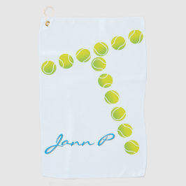 "T voor Tennis" Tennis Zweetdoek Golfhanddoek