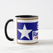 T voor Trump Get Representation Coffee Mok (Links)