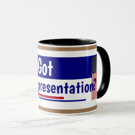 T voor Trump Get Representation Coffee Mok