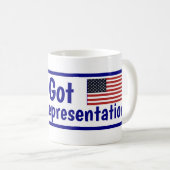 T voor Trump got Representation Koffiemok (Voorkant rechts)