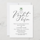 't Was de avond voor het romantische repetitiedine Kaart (Voorkant)