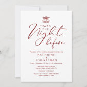 't Was de avond voor het romantische repetitiedine Kaart (Voorkant)