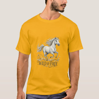 T-Wilde Harten Rijden op Paarden T-shirt