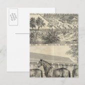 T Winters boerderij Briefkaart (Voorkant / Achterkant)