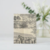 T Winters boerderij Briefkaart (Staand voorkant)