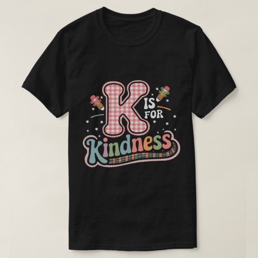 TA38-K staat voor Kindness Schattige Pencil Bow Te T-shirt (Design voorkant)