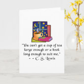 Ta & Boeken w Quote Wenskaart Kaart (Gele Bloem)