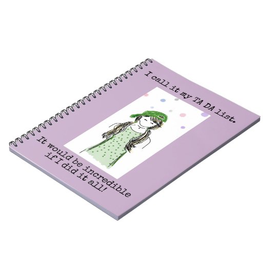 Ta Da List Funny Notebook Notitieboek (Linkerzijde)