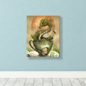 Ta Dragon 8x10 Canvas afdrukken (Insitu (Houten vloer))