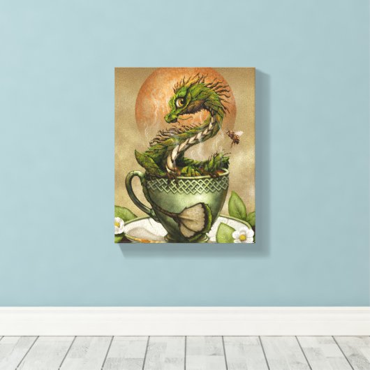 Ta Dragon 8x10 Canvas afdrukken (Insitu (Houten vloer))