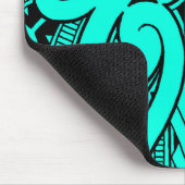 Ta Moko traditionele Maori-tattoo met koruvorm Muismat (Hoek)