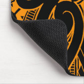 Ta Moko traditionele Maori-tattoo met koruvorm Muismat (Hoek)