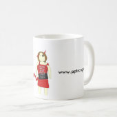 TA mugshot, je wilt me. Ik wil je BAH. Het is ... Koffiemok (Voorkant rechts)