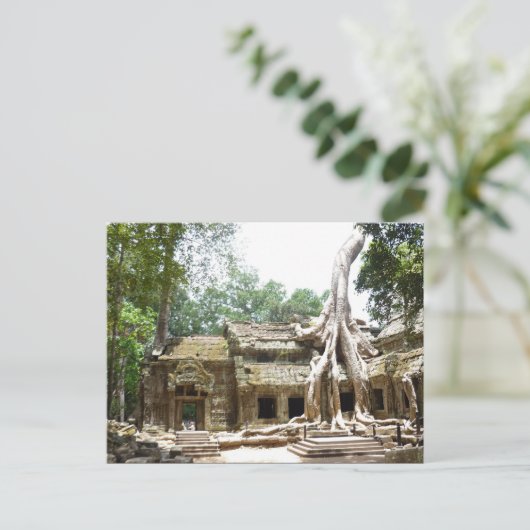 ta prohm angkor briefkaart (Staand voorkant)