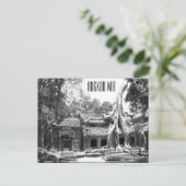 ta prohm angkor briefkaart (Staand voorkant)