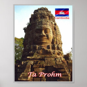Ta Prohm - Cambodja - Poster