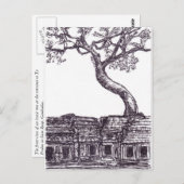 Ta Prohm, Siem Reap Briefkaart (Voorkant / Achterkant)