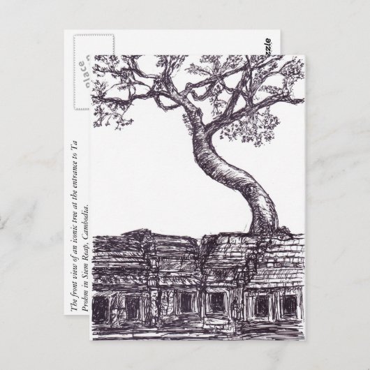 Ta Prohm, Siem Reap Briefkaart (Voorkant / Achterkant)