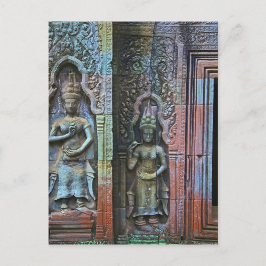 Ta Prohm Temple, provincie Siem Reap, Cambodja Briefkaart (Voorkant)