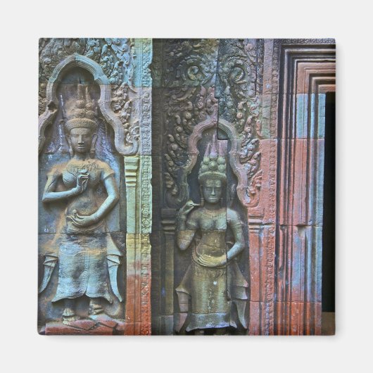 Ta Prohm Temple, provincie Siem Reap, Cambodja Magneet (Voorkant)