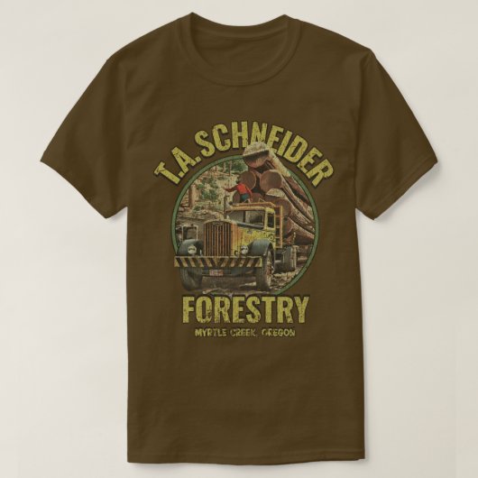 TA Schneider Bosbouw T-shirt (Design voorkant)