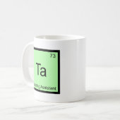 Ta - Symbool T voor het leerlingwezen Koffiemok (Voorkant links)