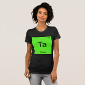Ta - Tacos Grappig Chemie Elementsymbool T-Shirt (Voorkant volledig)