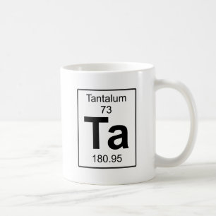 Ta - Tantalum Koffiemok