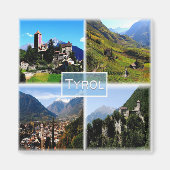 TAA001 TYROL - TrentIno Alto Adige Italië - Fridge Magneet (Voorkant)