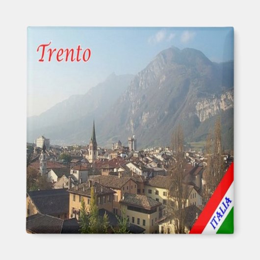 TAA011 TRENTO, Trentino Alto Adige, Italië, Koelka Magneet (Voorkant)