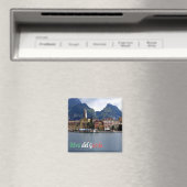 TAA025 RIVA DEL GARDA, panorama, Fridge Magneet (Insitu (Vaatwasser))